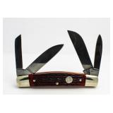 Tree Brand Boker Red Bone 4 Blade Congress Knife