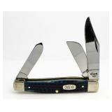 Case XX Navy Blue Bone Large Stockman Knife