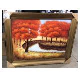 Hand Painted 47x58 Oil Painting