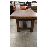 Ashley Rustic Large Dining Table w