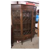 Antique 6" Mahogany Inlaid Cabinet