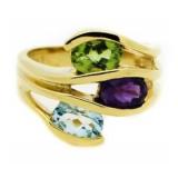 Fancy Oval 2.00 ct Gemstone Ring