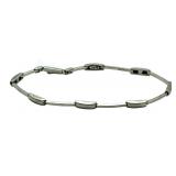 14kt White Gold Link Tennis Bracelet