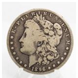 1896-O Morgan Silver Dollar
