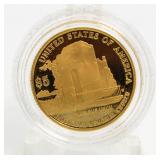 2007 US Mint Jamestown $5 1/4 Oz. Gold Coin