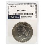 1922-D MS65 Peace Silver Dollar