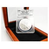 2014 MS70 First Day Issue Silver Eagle