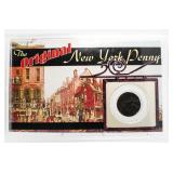 Original Copper Duit - New York Penny