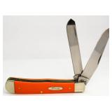 Case XX Orange Large Trapper Knife