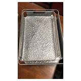 (2) Galvanized Metal Trays