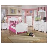 Ashley B188 Twin 5 pc Sleigh Bedroom Suite