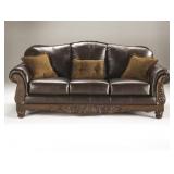 Ashley 226 North Shore LEATHER Sofa & Love Seat