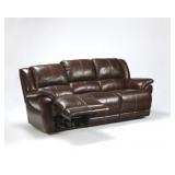 Ashley U989 Pwr LEATHER Reclining Sofa