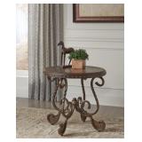 Ashley T382-6 Round 26" End Table