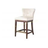 Ashley d500 White Upholstered  Barstools