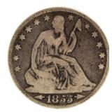 1855-O "Arrows" Seated Liberty Half Dollar