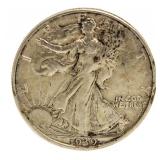 1939-D Walking Liberty Silver Half Dollar