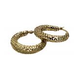 14kt Gold Large Hoop Earrings