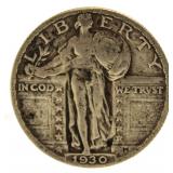 1930 Standing Liberty Silver Quarter