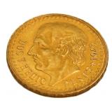 1945 $2.50 Gold Dos Pesos