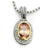 Genuine Golden Citrine Fashion Necklace