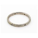 14kt Gold Diamond Wedding Band