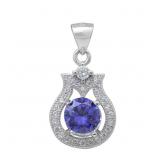 Brilliant 2.00 ct Tanzanite Designer Pendant