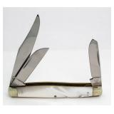 Hen & Rooster Pearl Handle Stockman Knife