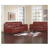 Ashley 201 Salsa Sofa & Love