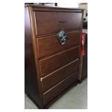 Ashley Mid Century Large Highboy Chest