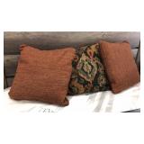 (3) Down Filled Designer Pillows