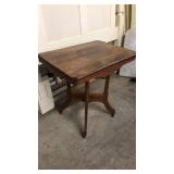 Antique Victorian Lamp Table