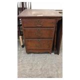 Antique Oak Sewing Cabinet