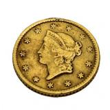 1851-O Type 1 Liberty $1 Gold Piece