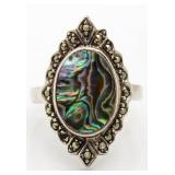 Abalone Designer Ring