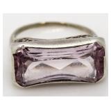 10kt Gold Antique Artic Pink Topaz Estate Ring