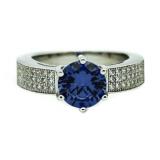 Brilliant 2.00 ct Tanzanite Solitaire Ring