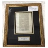 1582 Martin Luther Geneva Bible Leaf