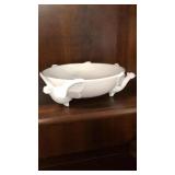 Rare Pink Milk Glass Bowl