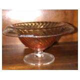 Carnival Glass Compote