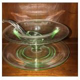 Green Depression Mayonnaise Dish