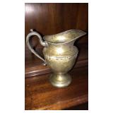 Rare Nickel Silver Antique Pitcher