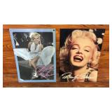 (2) Marilyn Monroe Metal Signs