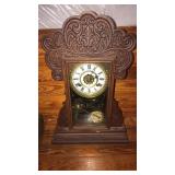Antique Oak Kitchen Clock