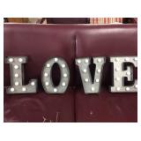 Light up love display