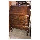 Solid Cherry Drop Front Desk