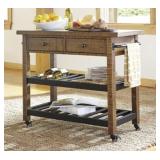 D300-466 Rustic Kitchen Cart