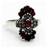 Gorgeous Orange Sapphire Designer Ring