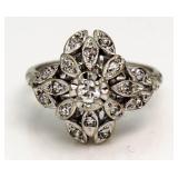 14kt Gold Vintage Diamond Dinner Ring