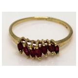14kt Gold Pink Tourmaline Dinner Ring
